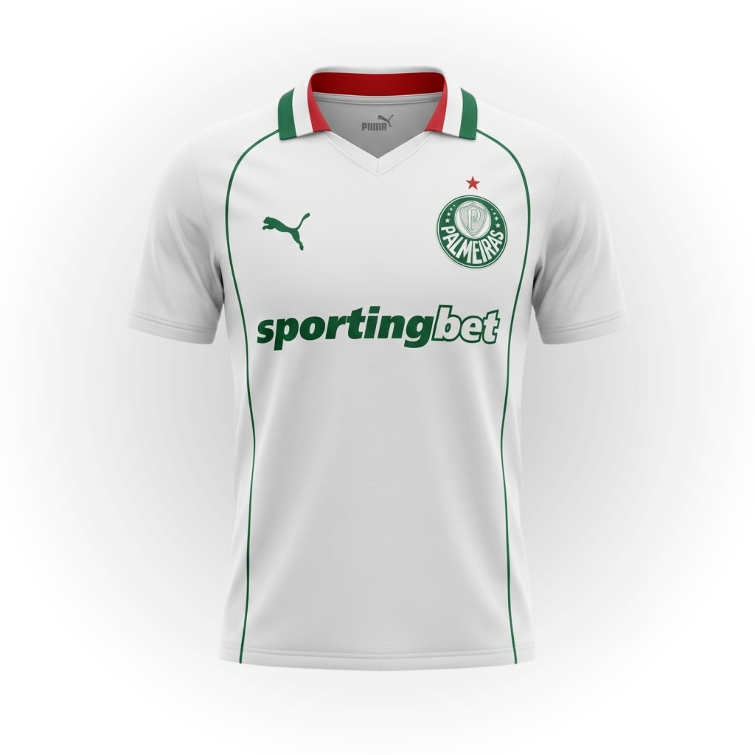 Camisa de Torcedor Palmeiras Branca