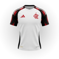 Camisa de Jogador Flamengo Branca e Vermelha