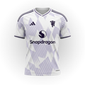 Camisa de Torcedor Manchester United Branca e Roxa