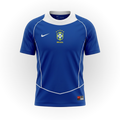 Camisa Retrô Brasil Copa do Mundo 2006 Azul