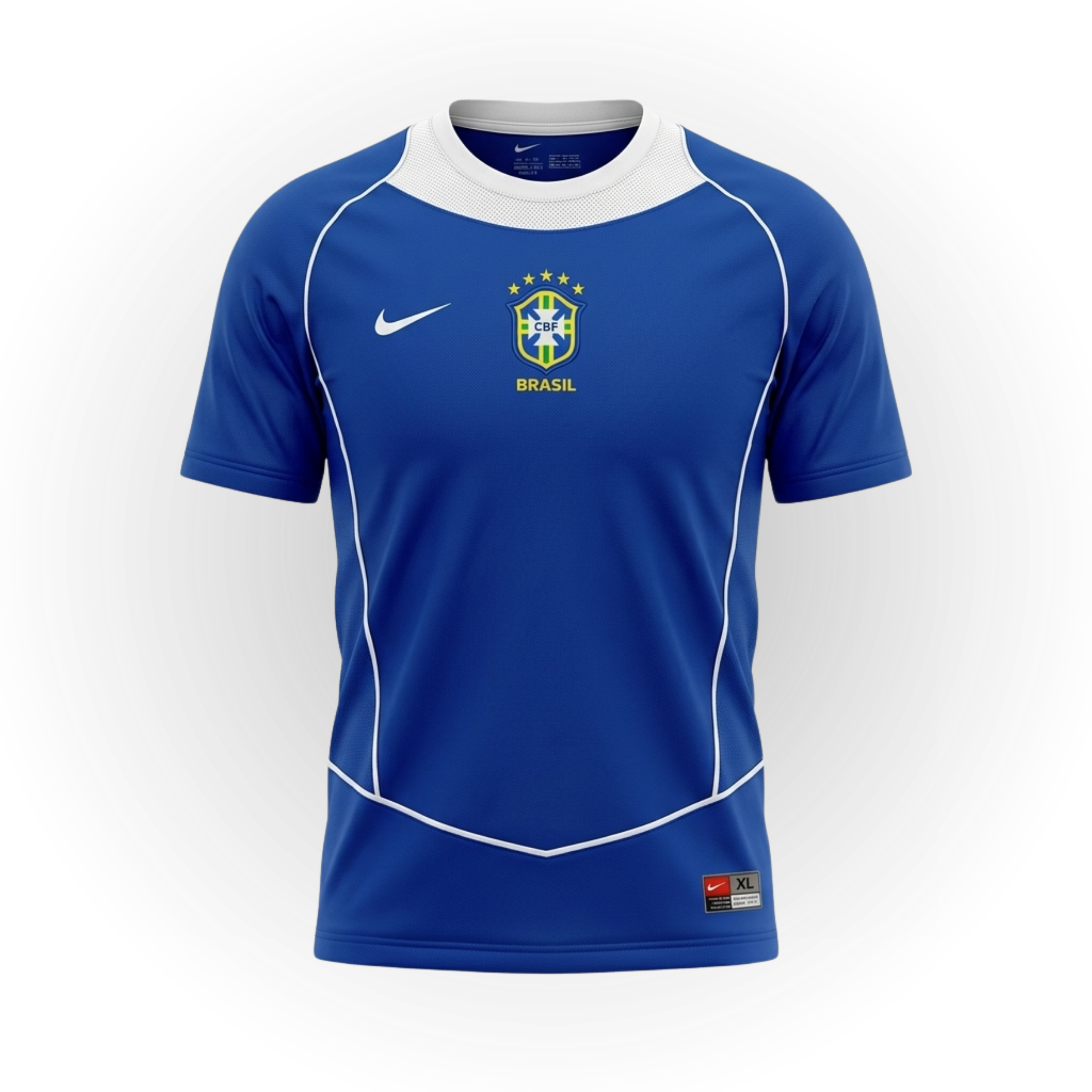 Camisa Retrô Brasil Copa do Mundo 2006 Azul
