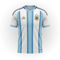 Camisa de Torcedor Argentina Azul