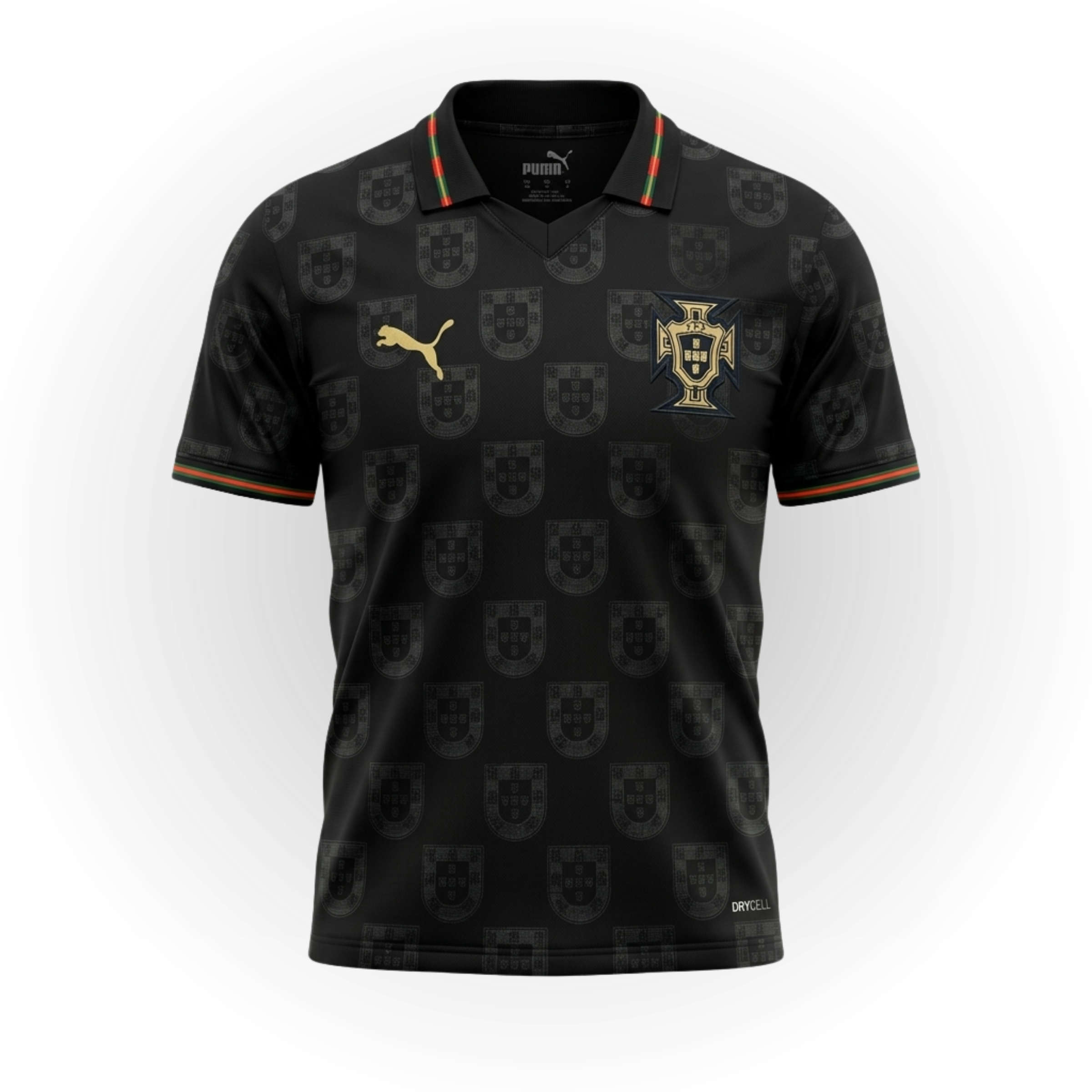 Camisa de Torcedor Portugal Preta