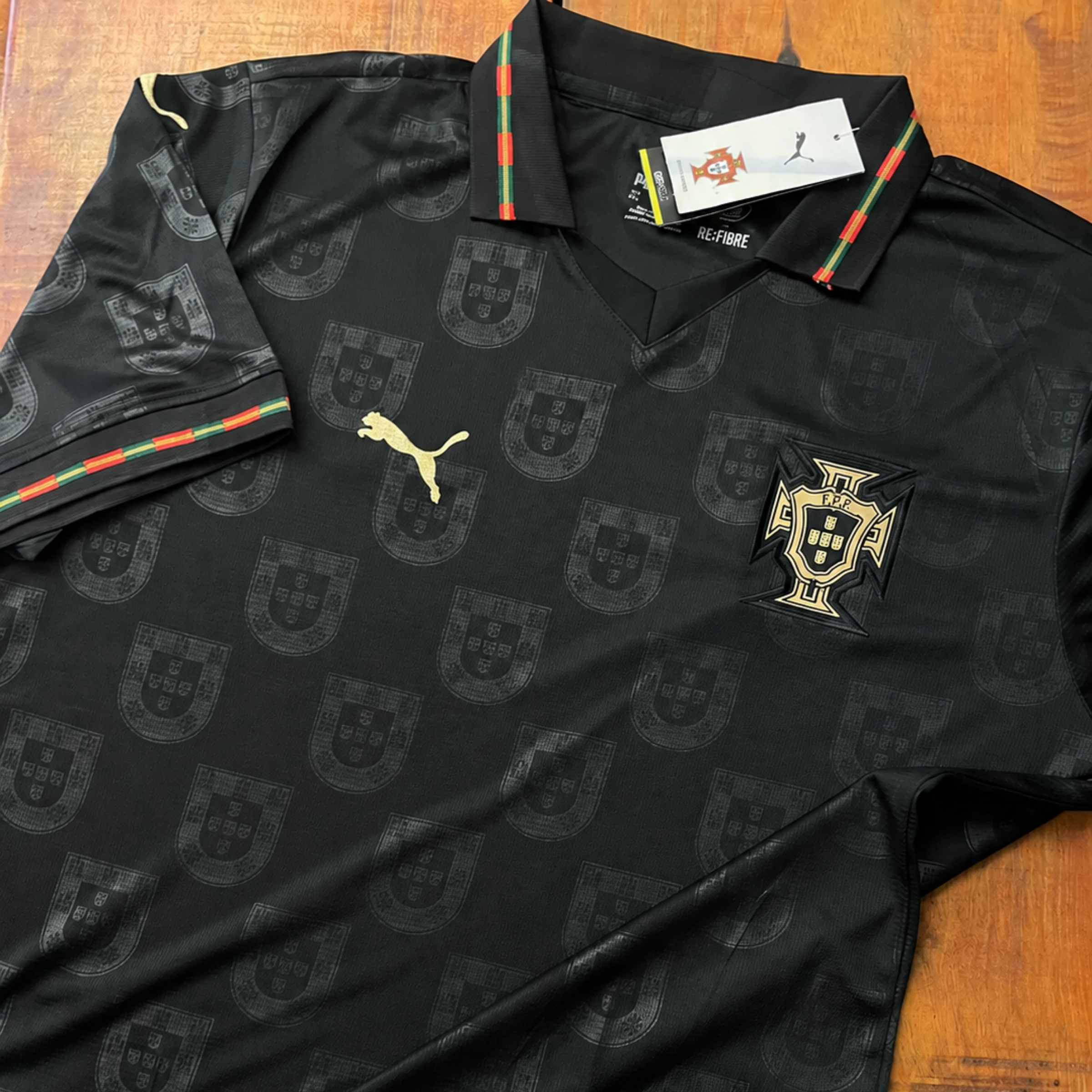 Camisa de Torcedor Portugal Preta