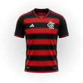 Camisa de Jogador Flamengo Preta e Vermelha