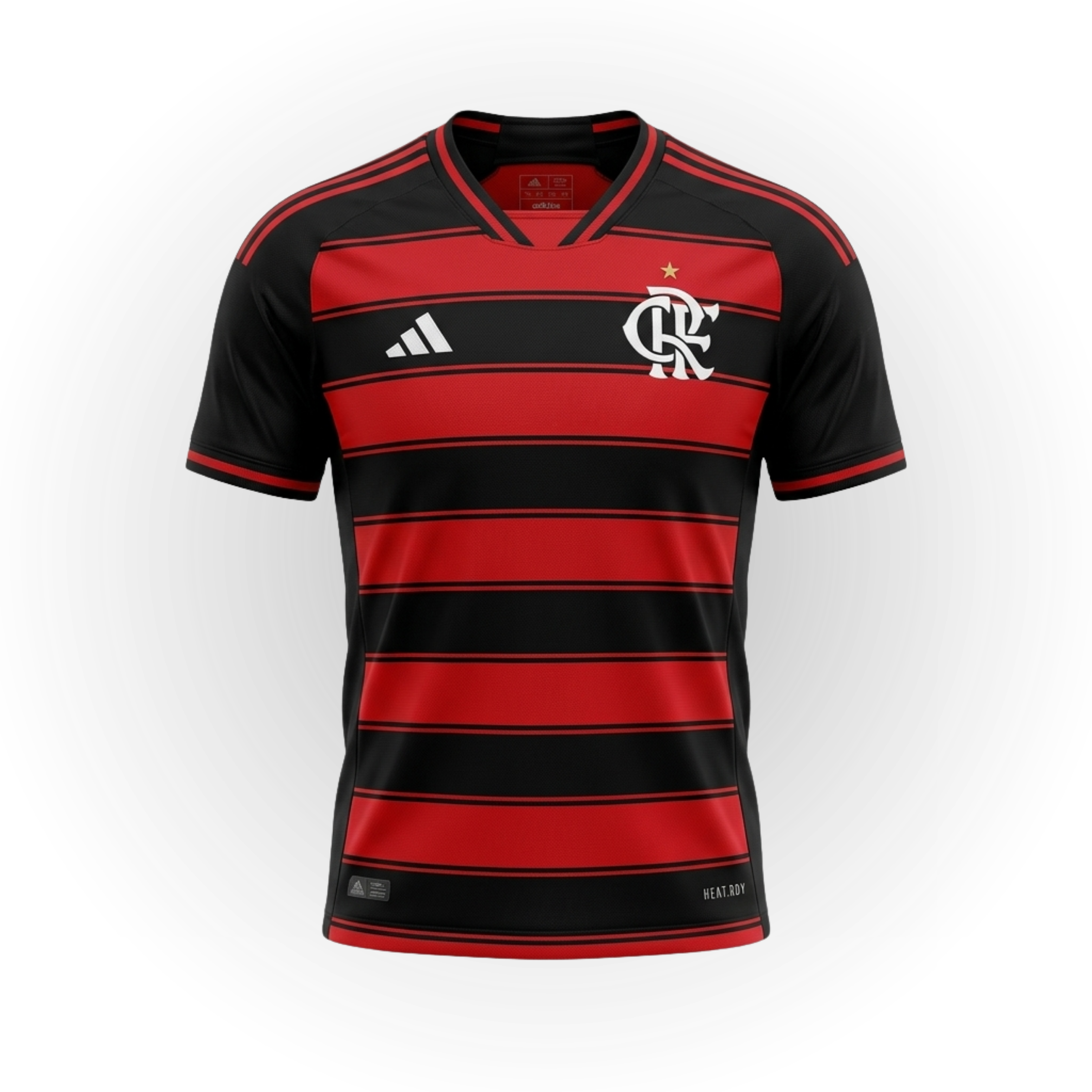 Camisa de Jogador Flamengo Preta e Vermelha