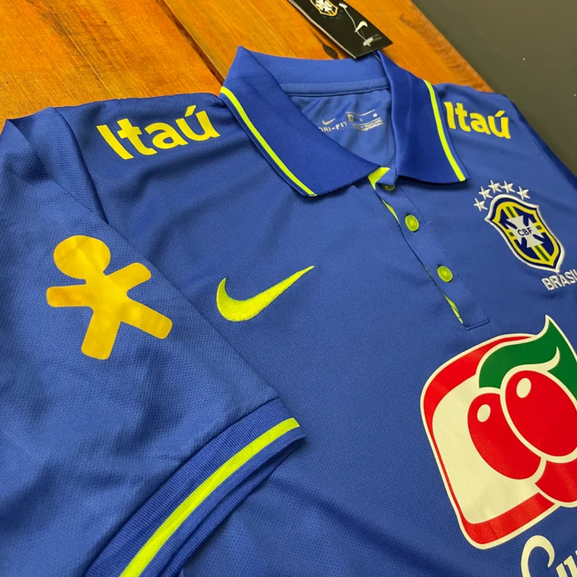Camisa de Torcedor Brasil Azul Claro Guaraná