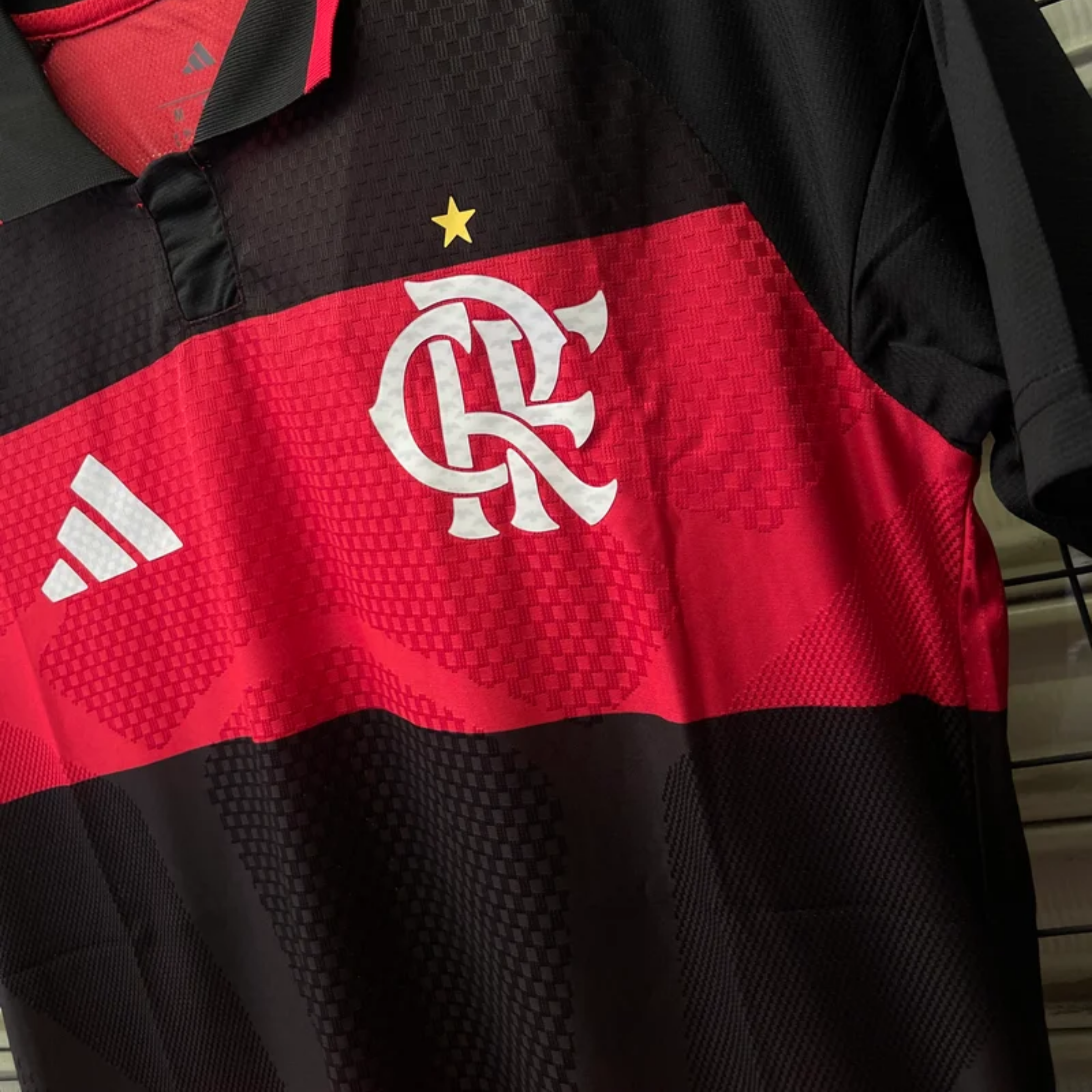 Camisa de Jogador Flamengo Preta e Vermelha 2026