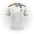 Camisa de Torcedor Flamengo Branca e Bege